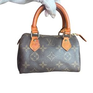 SOLD‼️Louis Vuitton Monogram Nano speedy in Brown and Tan